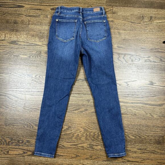 Judy Blue Jeans Womens 9 | 29 Skinny Fit Dark Wash Mid Rise Stretch Denim - Picture 11 of 14